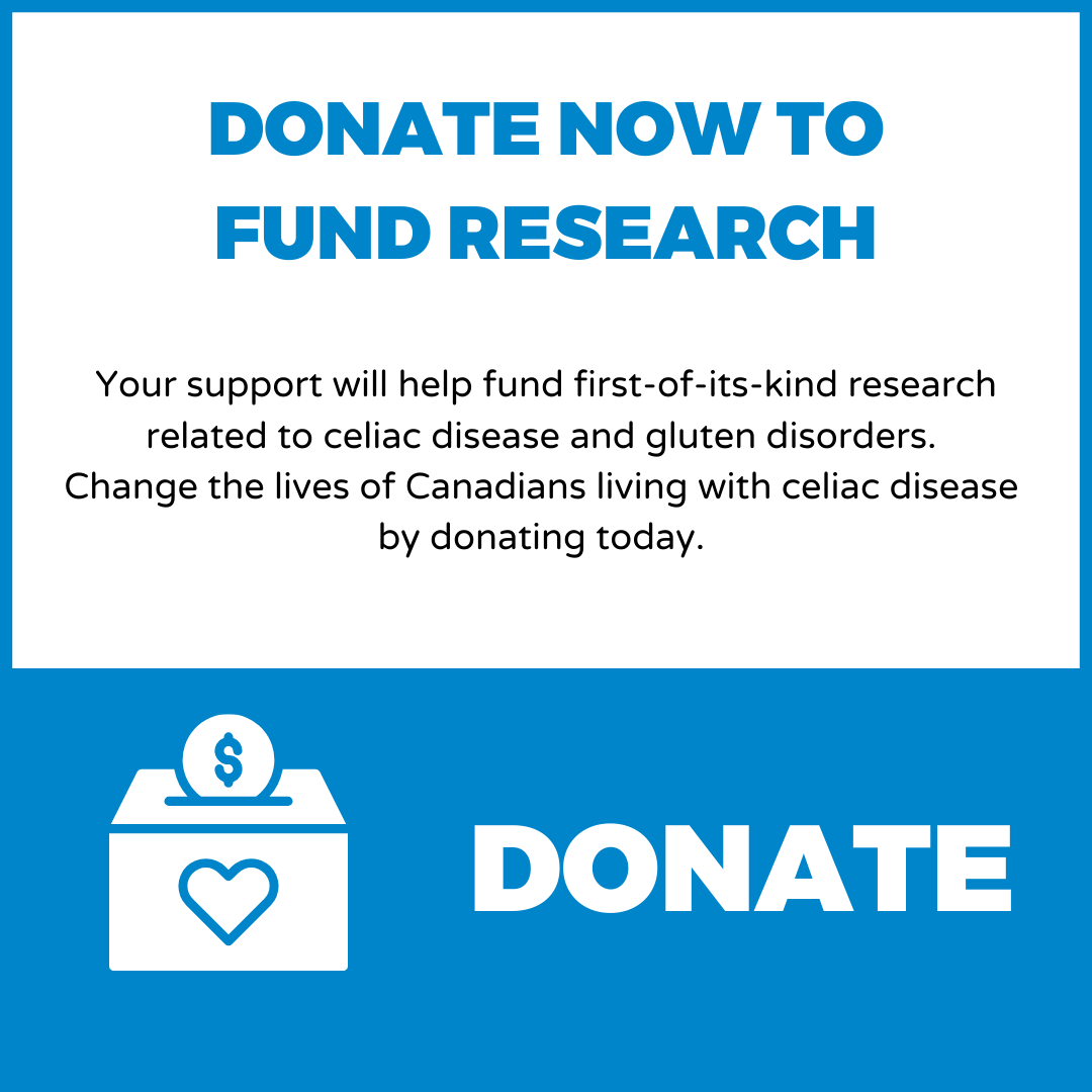 Donate now to celiac disease research.